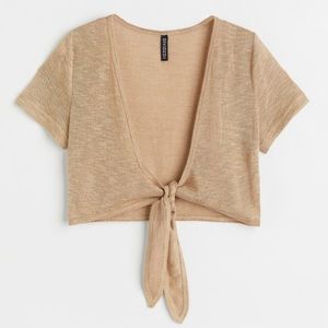 Tie detail cardigan